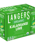 Langers Organic Flavored Sparkling Water Kalamansi 12 Ounce Pack of 8