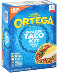 Ortega Grande Hard and Soft Taco Dinner Kit, 21.3 Ounce