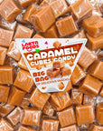 Caramel Cubes Candy Classic Chewy Treat Individually Wrapped 1 Pound Bag  Approx 65 Count