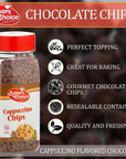 Cappuccino Flavored Chocolate Chips - Dairy Free, Kosher - 9 oz. - Baker's Choice