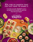 Toasteds Crackers Party Snacks Artisan Collection Variety Pack 12oz Box 1 Box