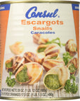 Roland Foods Consul Very Large Escargot Snails 28 Ounce Can Pack of 2