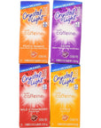 Crystal Light With Caffeine Variety Pack 1 peach mango 1 Citrus 1 Wild strawberry 1 Grape 4 ct