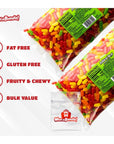 Mike and Ike Original Flavors Bulk Pack of 10lbs  2 Bulk Bags of Chewy Movie Candy Bulk Pack  Mike and Ike Candy Bulk Pack  Bundle with WhataBundle Pocket Bag