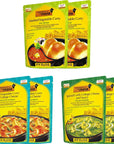 Kitchens Of India RTE Variety Pack 6031 Ounce Navratan Pav PalakPack of 6