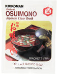 Kikkoman Instant Japanese Clear Broth, Osuimono, 0.33 Ounce