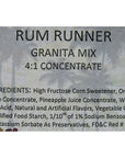 Rum Runner Frozen Drink Mix Tropical Sensations 1 bottle 64 oz