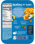 Gerber Mealtime for Toddler Macaroni & Cheese with Side of Seasoned Peas & Carrots, Made with Real Cheddar Cheese & Farm Grown Veggies, 6.6 OZ (Pack of 4)