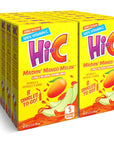 HiC Singles to Go Mashin Mango Melon Zero Sugar Powdered Drink Mix Excellent Source of Vitamin C 8 Packets per Box 8 Count Pack of 12