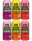 Minute Maid Aguas Frescas Juice Beverage - 16oz Cans - Pack of 6 (Variety Pack)