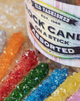 Extra Large Rock Candy Sticks - Candy Buffet - 36 Espeez Assorted Sticks - For Birthdays, Weddings, Receptions, Bridal and Baby Showers