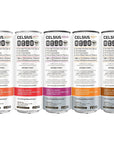 CELSIUS Fitness Drink 9Flavor Variety Pack Zero Sugar Slim Can 12 Fl Oz Pack of 12