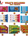 Snacks Variety Pack for Adults 72 Count Bars  Nuts Variety Assorted Packaged Granola Bars Breakfast Bars Nuts and Trail Mix Individual Packs  Great for Home Lunches Work Office Meetings