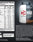 Dymatize Super Mass Gainer Protein Powder, 1280 Calories & 52g Protein, 10.7g BCAAs, Mixes Easily, Tastes Delicious, Rich Chocolate, 6 lbs