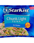 StarKist Chunk Light Tuna in Water  43 oz Pouch Pack of 6