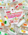 Jujube Nougat Candy with Fruity Jelly Bits 9 Ounce Bag  Approx 25 Count