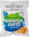 Hunter's Gourmet Quinoa Chips Sea Salt & Cider Vinegar, 28 Gm