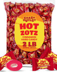 CrazyOutlet Hot Zotz Hard Candy Fiery Cinnamon Fizz Bulk Pack 2 Pounds