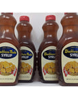 BlackburnMade Syrup Bundle  4 x 24 Oz Bottles of Blackburn Made Syrup Blackburn Syrup Pancake Bundled with Recipe Sheet