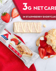 Atkins Strawberry Shortcake Protein Meal Bar High Fiber 1g Sugar 3g Net Carb Meal Replacement Keto Friendly 30 Count