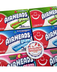 Airheads Gum Assortment  2 Packs Each of Blue Raspberry Watermelon Raspberry Lemonade