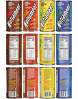 Nutrament Nutritional Drink Meal Replacement Energy Nutrition drink 4 Flavor Variety Pack 12 Ounce Pack of 8