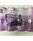 OLD COLONY UVA  Puerto Ricos Favorite Grape Flavored Soda  12 oz cans  8 Pack