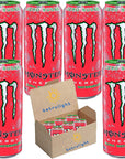 Monster Energy Zero Sugar  Sugar Free Energy Drink  Ultra Variety Pack  Pack of 6  Every Order is Elegantly Packaged in a Signature BETRULIGHT Branded Box  16 Fl oz Ultra Watermelon