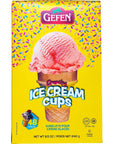 Gefen Ice Cream Cone Cups 48 Cups  Sugar Free  Crunchy  Delicious  Great for Parties and Birthdays  Kosher