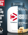 Dymatize ISO 100 Protein Powder with 25g of Hydrolyzed 100% Whey Isolate, Vanilla 5 Pound, Package may vary