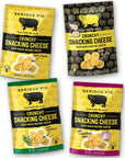 SERIOUS PIG Premium Import: Crunchy Snacking Cheese Snacks, Gluten Free High Protein, Low Carb, Keto Friendly, Vegetarian, Made from 100% Real Italian Cheese (Variety) (12x0.84oz)