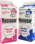 Gold Medal Variety Candy Flossugar Blue Raspberry and Pink Vanilla  52 oz  12 Gallon 2 Pack