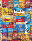 Cookies Variety Pack  45 Piece Assortment  Bulk Cookie Sampler Box  Individually Wrapped Cookie Snacks  Assorted Cookies For Office Camp Birthday  Oreos Keebler Grandmas Cookies And More