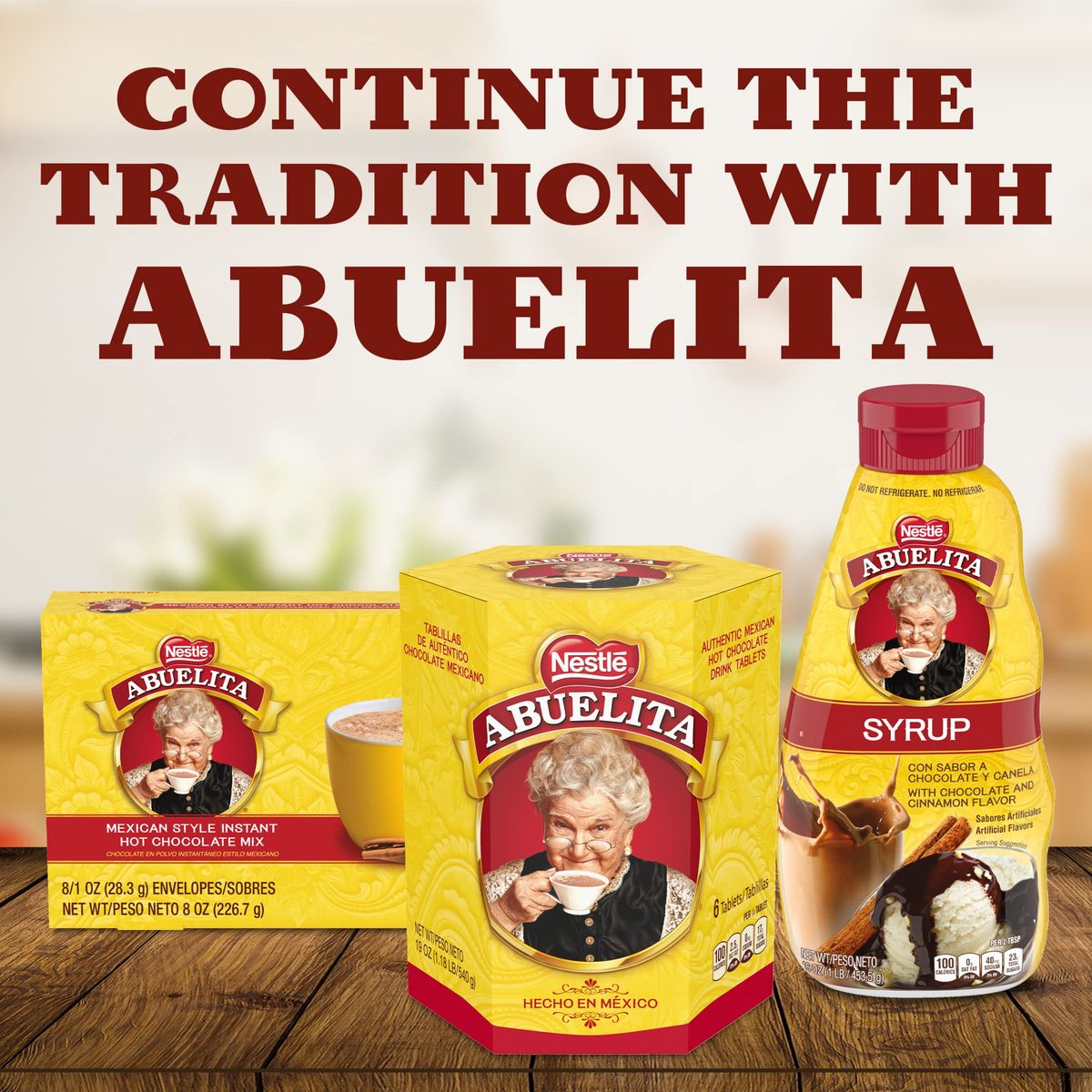 Nestle Abuelita Authentic Mexican Hot Chocolate Granulated Mix