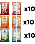 Quaker Rice Crisps, Gluten Free, 3 Flavor, Single Serve, 0.67, Savory Variety Pack, 20.1 Oz,Pack of 30