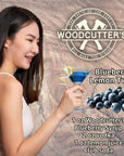 Woodcutters Bitters Blueberry Beverage Syrup USDA Organic A Living Syrup With The Taste of The Forest In Every Drop 85 oz Pack of 2  IncludesFree Cinnamon from Rhino Fine Foods071oz