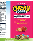 Quaker Chewy Yogurt Granola Bar Strawberry 5 Count Pack of 1