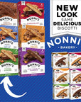 Nonnis Italian Biscotti Variety Pack  6 Assorted Flavors  Snack for Valentines Cookies  Biscotti Cookie Variety Pack  Italian Cookie Assortment  Biscotti Individually Wrapped Cookies  Kosher