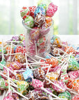 DUM DUMS Original Mix Lollipops 1 lb Bag 60 Pieces Approx Gluten Free Hard Candy Assorted Flavors Individually Wrapped Lollipops The Hampton Popcorn  Candy Company