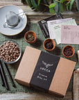 Locca Hibiscus Boba Tea Kit  24 Boba Drinks Premium Hibiscus Rosehips Jasmine Black Tea  Premium Loose Leaf Teas  DIY Kit for Hibiscus Milk Tea Kit