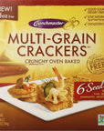 Crunchmaster Multi Grain 6 Seed Cracker Sesame 14 Oz Pack of 2