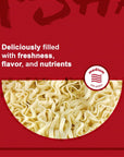 ASha Healthy Ramen Noodles With Original Soy Sauce  Chewy Mandarin Medium Sized Noodles 1 Bag5 Servings