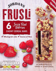 Jordans Frusli Juicy Red Berries Bar - 6 X 30 gm