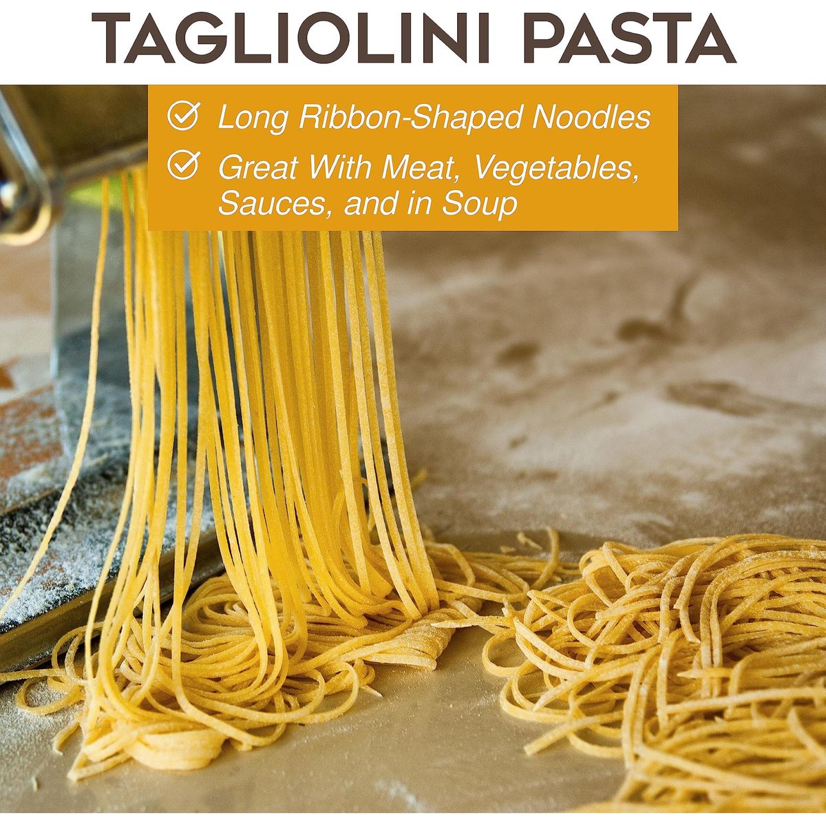 Morelli Pasta Egg Tagliolini Italian Pasta -Gourmet Pasta - Handmade in Small Batches - Imported Italian Pasta Noodles - Durum Wheat Semolina Pasta - 8.8 Oz / 250gr (Pack of 2)