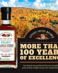 Lincoln County Reserve Organic 100 Pure Maple Syrup  Artisan Premium Grade Organic Maple Extract  Made 100 Pure with a Robust and Bold Taste  Product of USA12 oz Glass Bottle