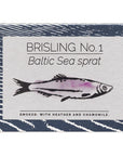 Fangst Brisling No 1  Tinned Nordic Sardines Smoked with Heather  Chamomile  1 x 100g Can