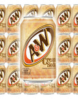 AW Cream Soda Made With Aged Vanilla 12 Fl Oz Can Pack of 18 Total of 216 Fl Oz