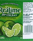 Real Lime Juice 1 Gallon 100 Lime Juice