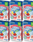 Wylers Light Singles To Go Drink Mix Strawberry Lemonade 6 Pack 48 Drink Sticks Total