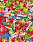 Party Candy Assortment  Sour Mix  Zotz Smarties Warheads Lollipops Fruit Chews 2 Pound Bag  Approx 130 Count